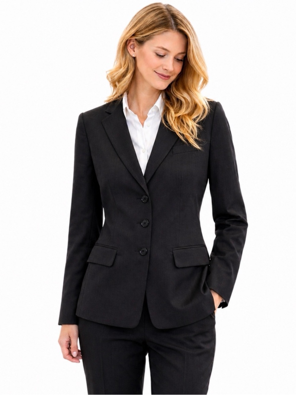 Banana Republic Factory Blazer Gray 14